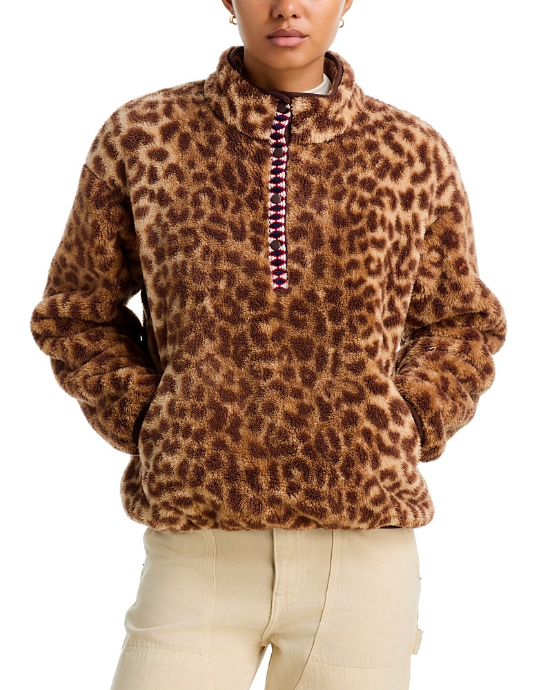 Xirena Ridge Printed Mocked Neck Pullover Jacket | Bloomingdale's (US)