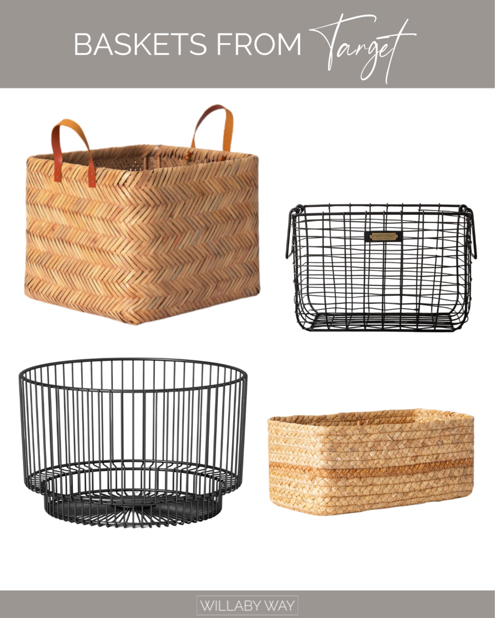 Target Baskets - Scandinavian Industrial designed by Willaby Way

#LTKHome