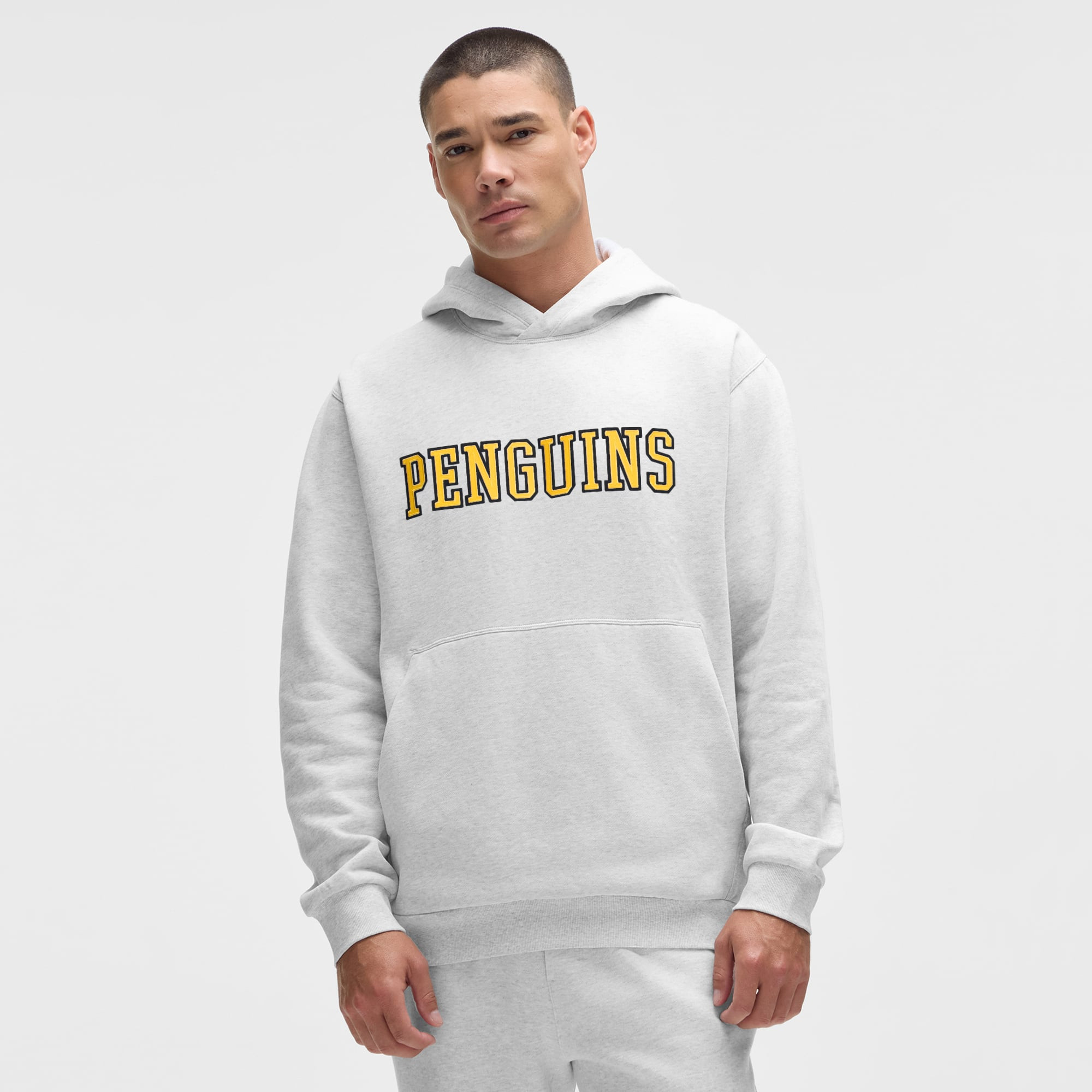 Pittsburgh Penguins lululemon Steady State Pullover Hoodie - Heathered Core Ultra Light Grey | Fanatics