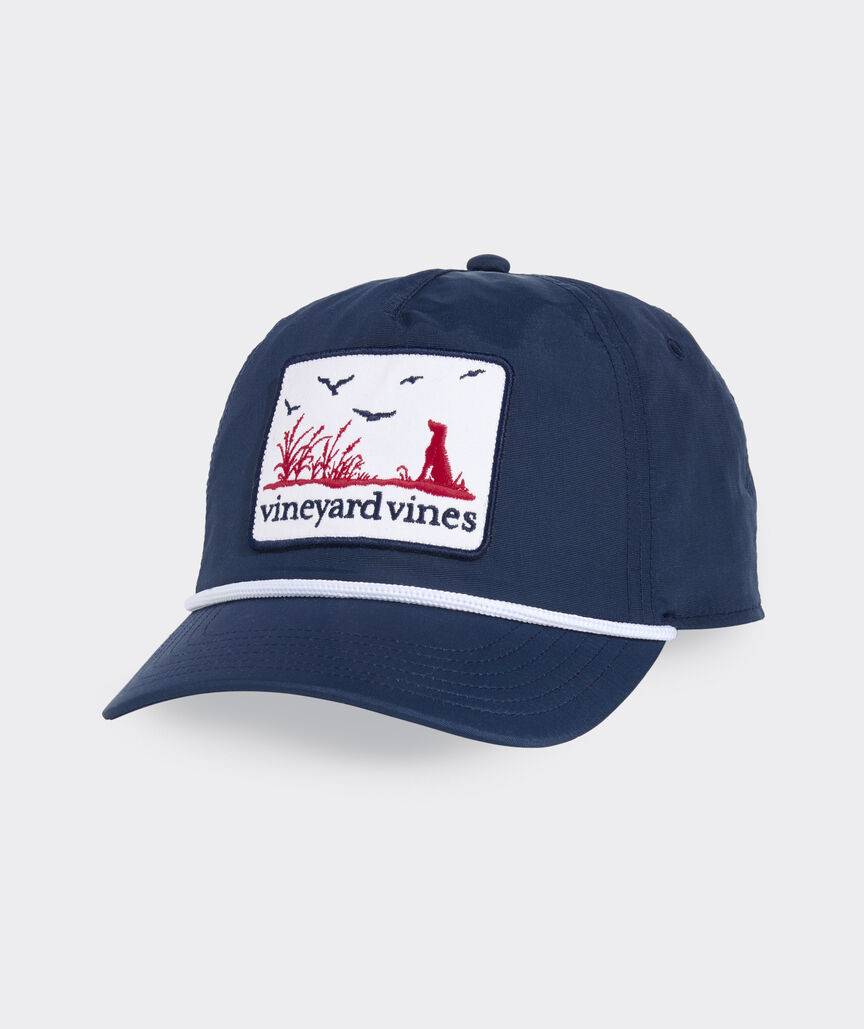 Hunting Dog Silhouette 5-Panel Hat | vineyard vines