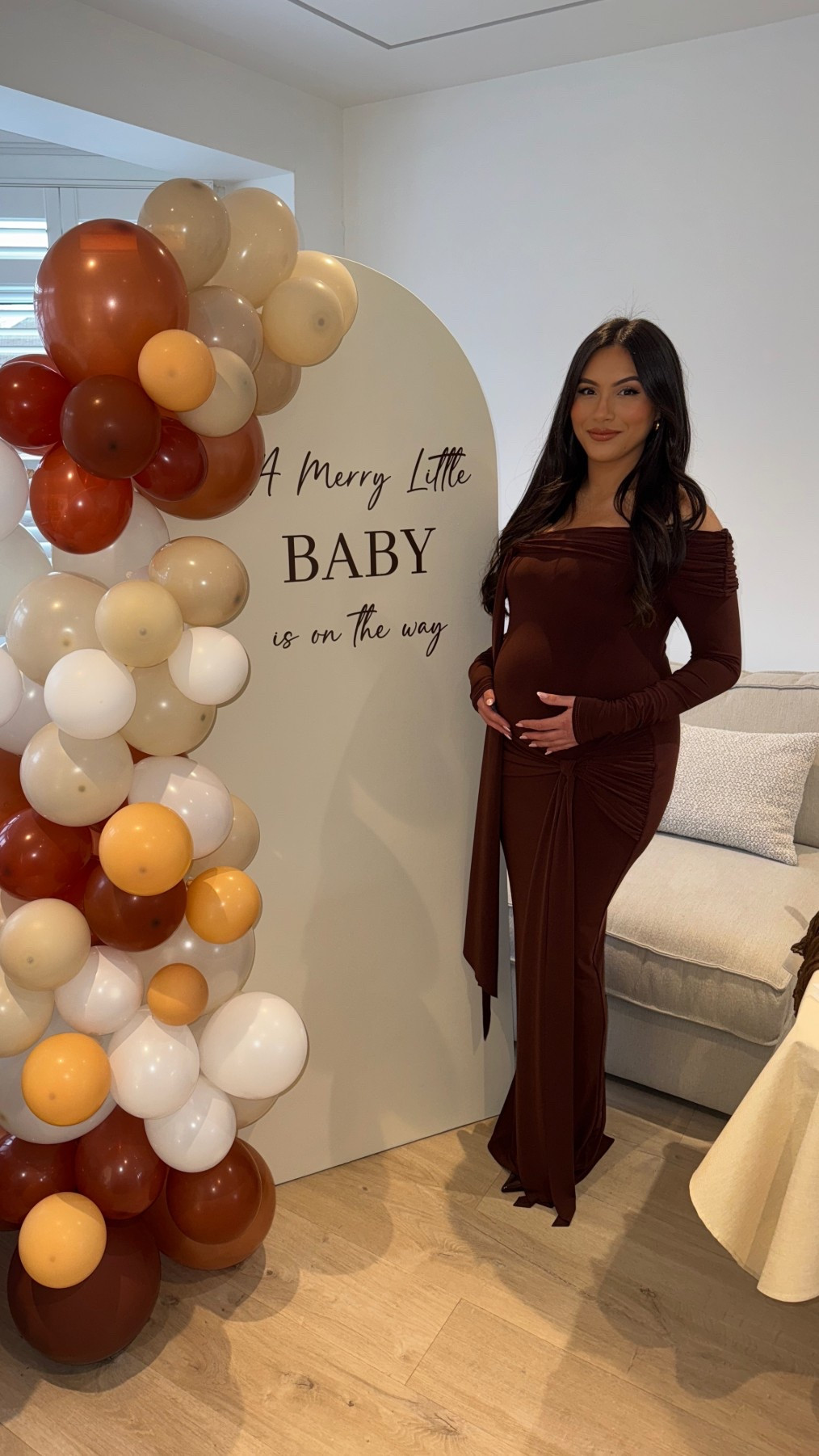 Baby Shower Outfit 🤎

Baby shower dress, maternity outfit, pregnancy inspo 

#LTKuk #LTKdresses #LTKmaternity