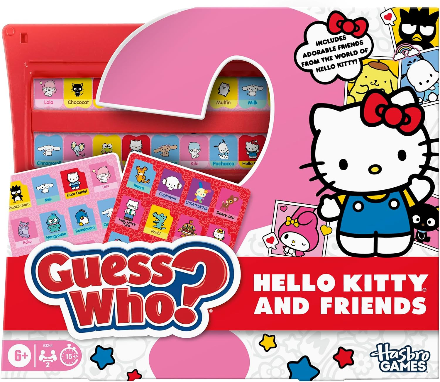 Hasbro Gaming Guess Who? Hello Kitty and Friends Edition Game | Officially Licensed Sanrio Games for Kids | 2 Players | 15 Mins. | Travel Friendly | Ages 6+ (Amazon Exclusive) | Amazon (US)