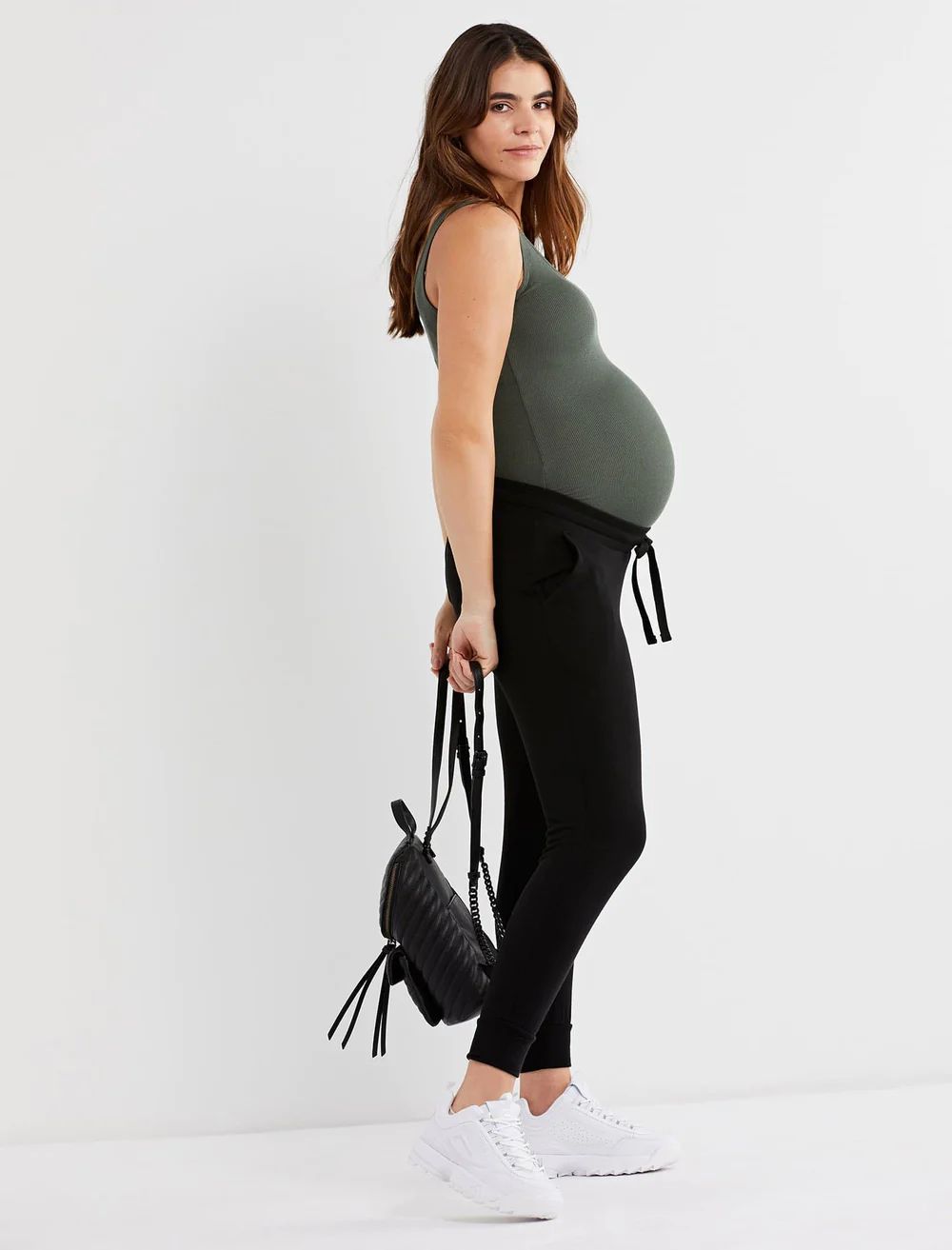 Luxe Rib Knit Maternity Tank Top | Motherhood Maternity