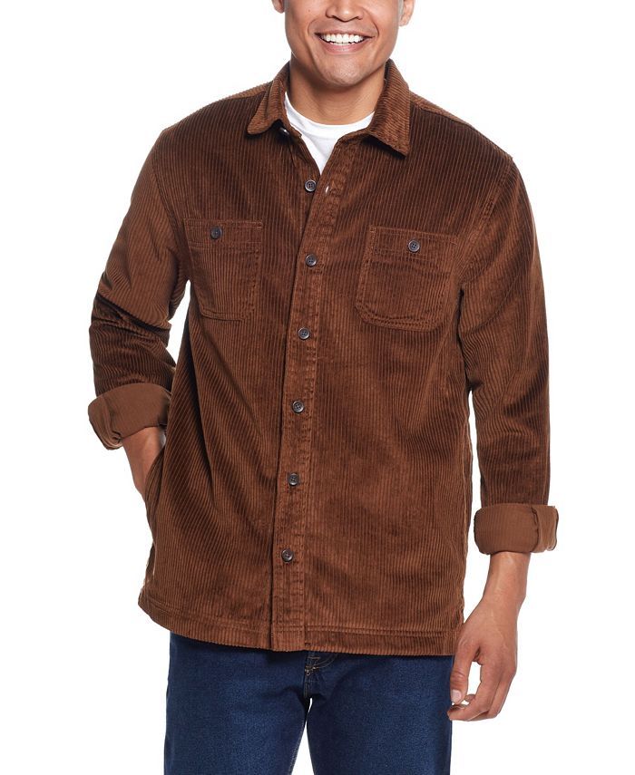 Weatherproof Vintage Men's Cord Shirt Jacket & Reviews - Coats & Jackets - Men - Macy's | Macys (US)