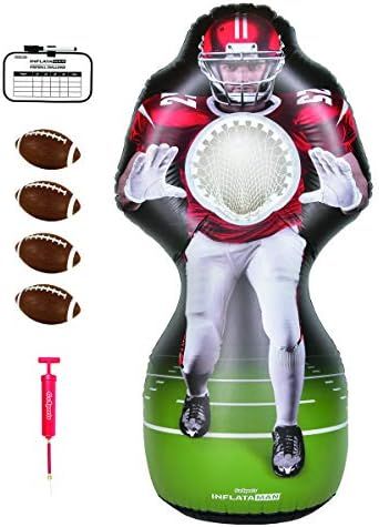 Inflataman Football Challenge - Inflatable Receiver Touchdown Toss Game, Red | Amazon (US)