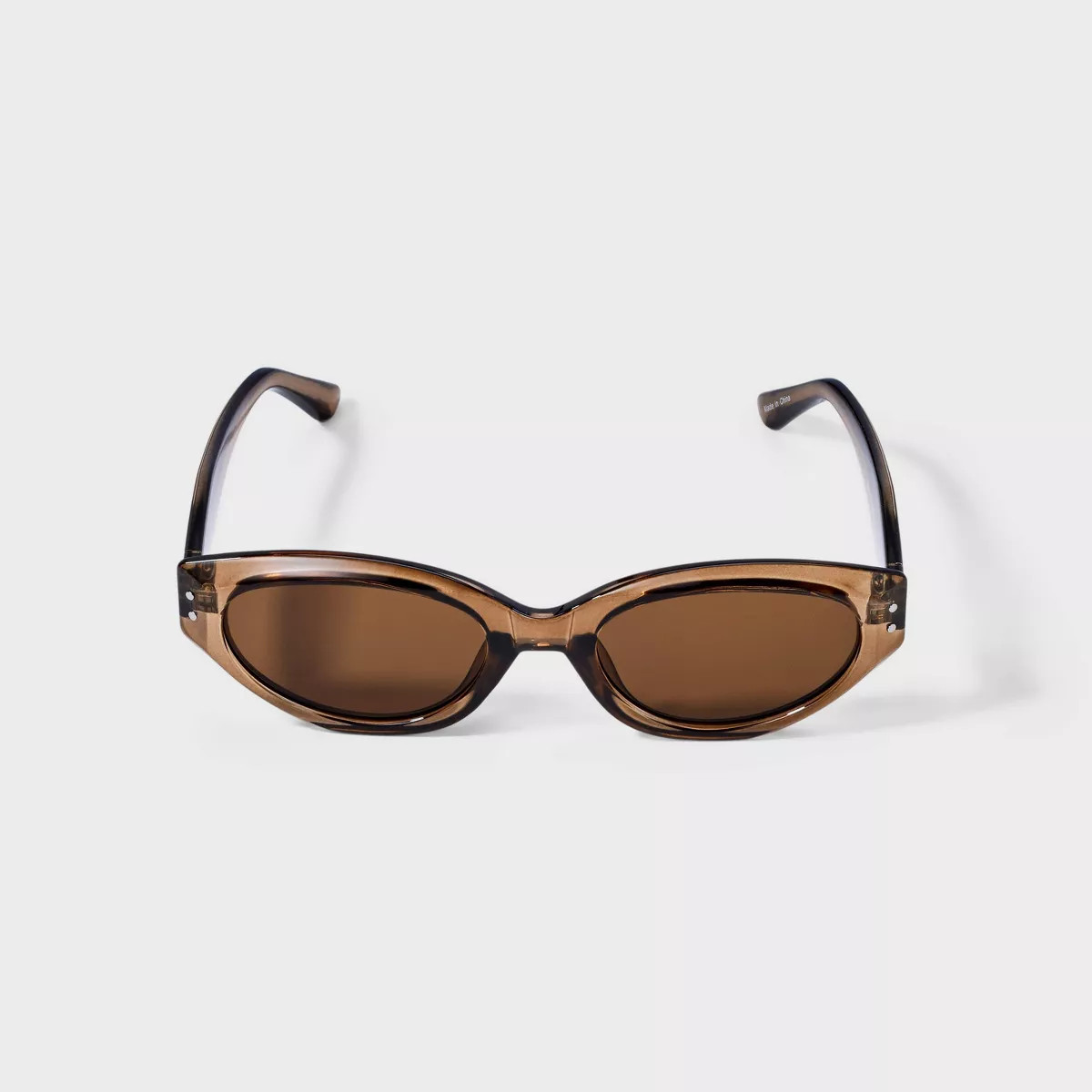 Women's Plastic Cateye Sunglasses - Wild Fable™ Brown | Target