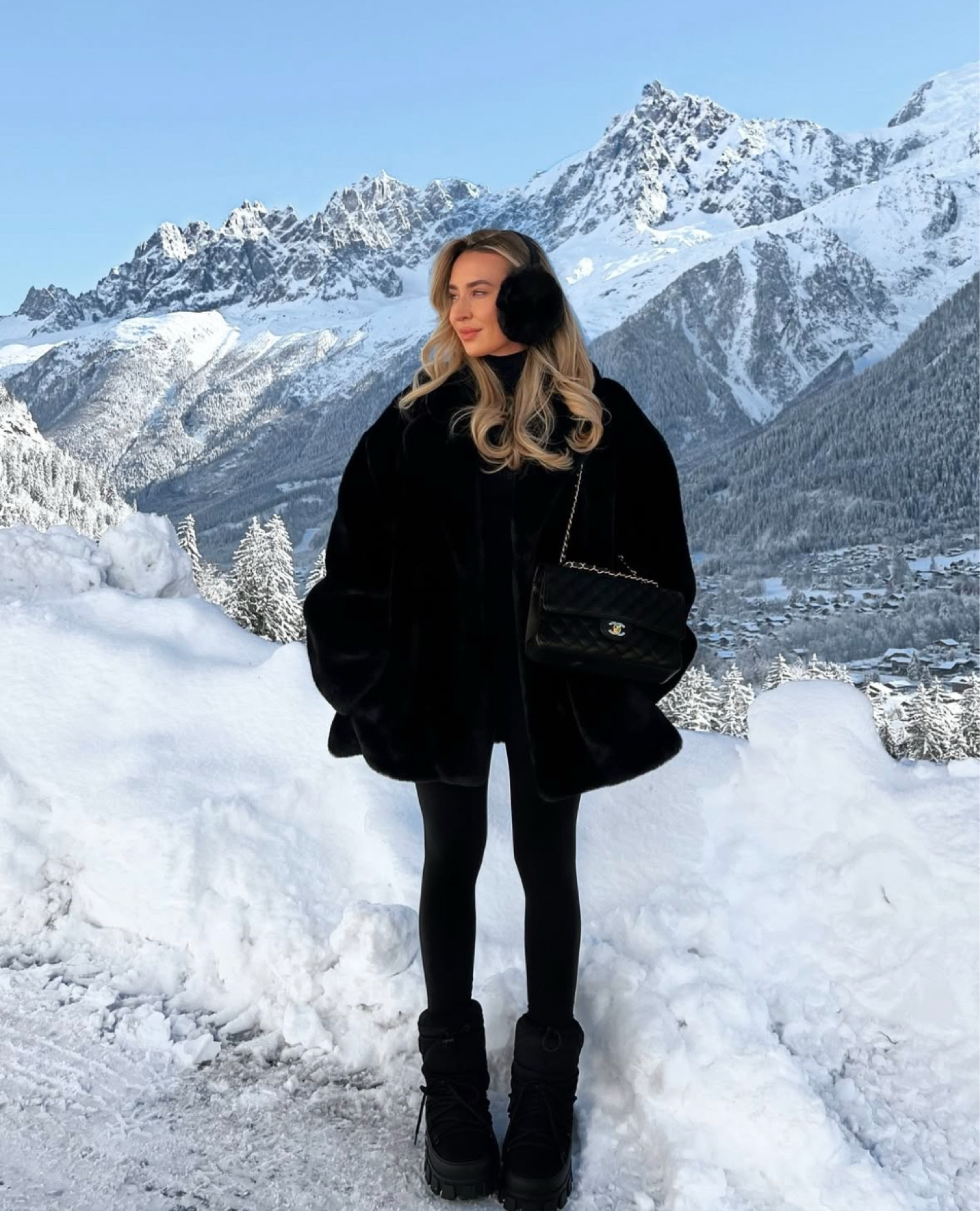 It’s officially Lapland Christmas Festive Ski Winter Season ⛷️❄️ cosy faux fur coat and all black look for a day in the Lapland festive snow

#LTKwinter #LTKstyletip #LTKtravel
