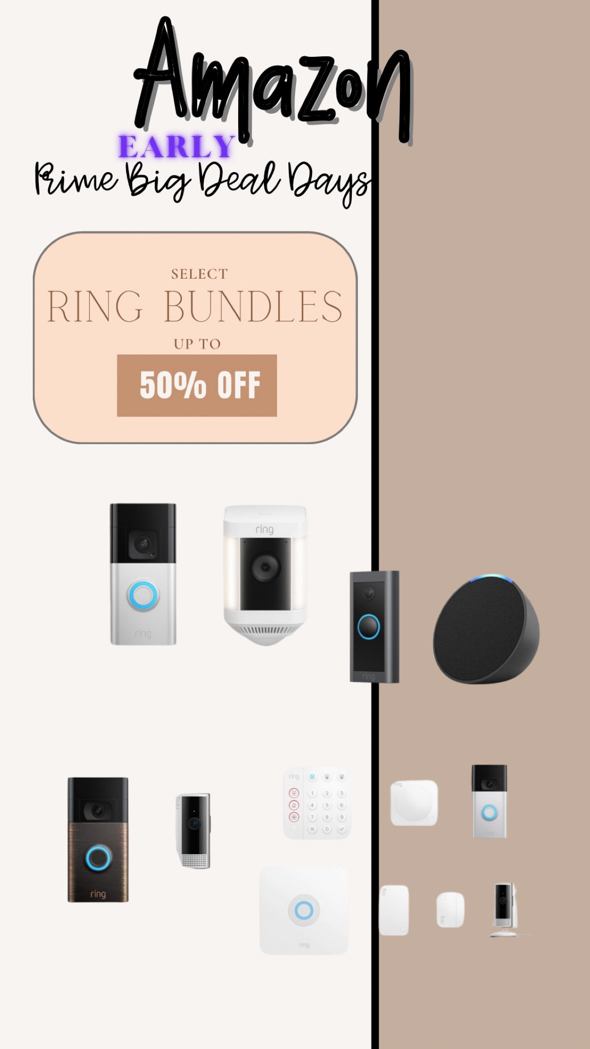Amazon Prime Early Big Deal Days! — #RingDoorbell #HomeSecurity #AmazonPrime #BigDayDeals 

#LTKhome #LTKxPrime #LTKsalealert