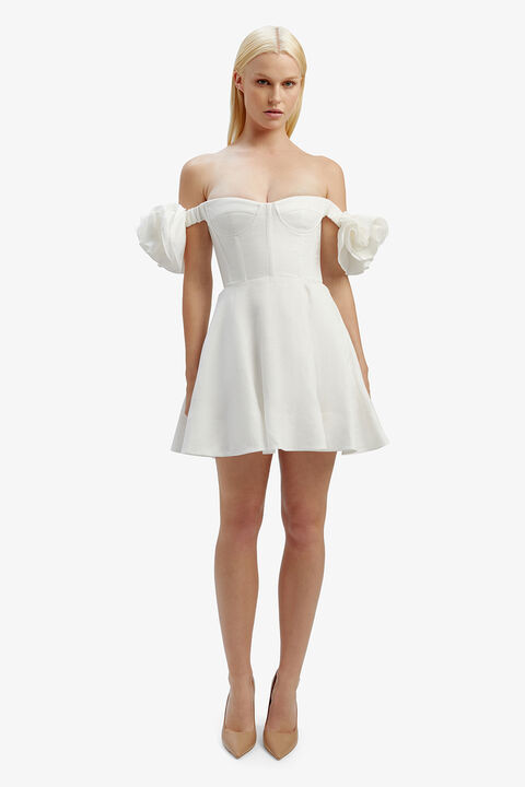 Sigma Mini Dress in Orchid White | Bardot (US)