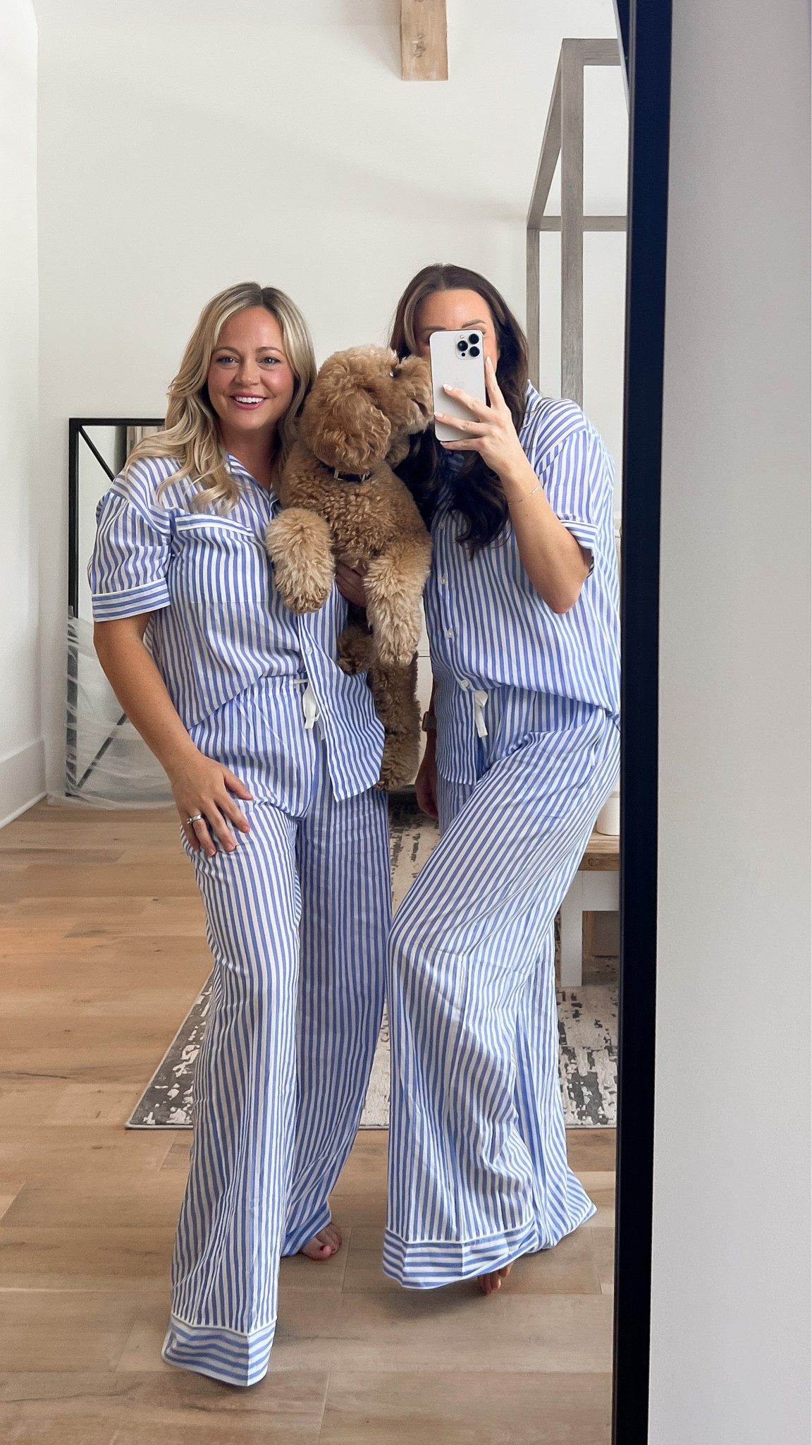 The SOFTEST LIGHTEST pj set! This is perfect for spring and summer. This would make a great Mother’s Day gift so grab it while it’s still in stock. We are both in M pants and Karon is in M top, me in a small top  

#LTKFind #LTKGiftGuide #LTKunder50