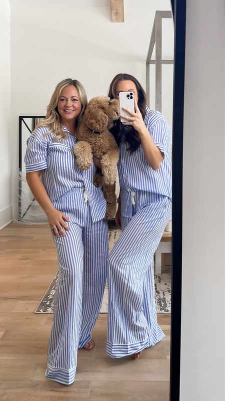 The SOFTEST LIGHTEST pj set! This is perfect for spring and summer. This would make a great Mother’s Day gift so grab it while it’s still in stock. We are both in M pants and Karon is in M top, me in a small top  

#LTKFind #LTKGiftGuide #LTKunder50