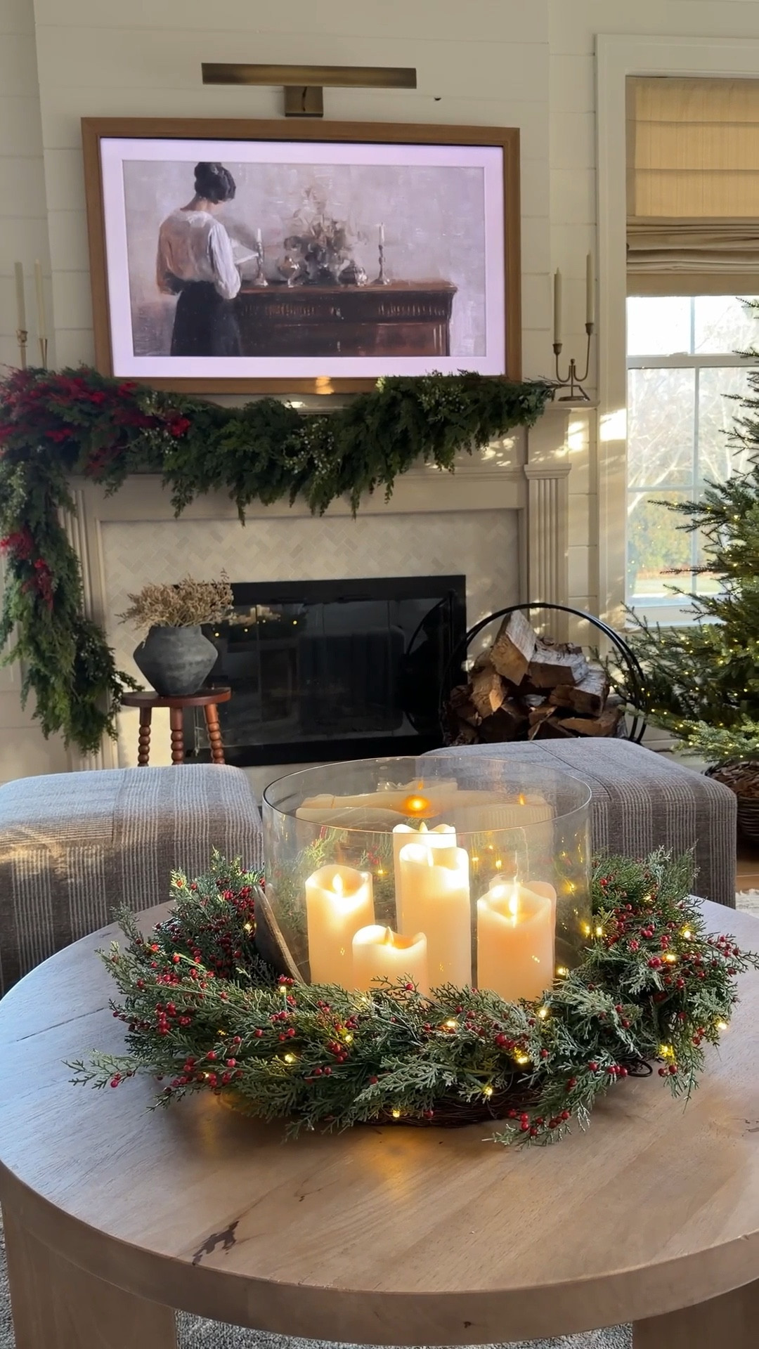 Cozy living room holiday views. 

#LTKHoliday #LTKHome #LTKSaleAlert