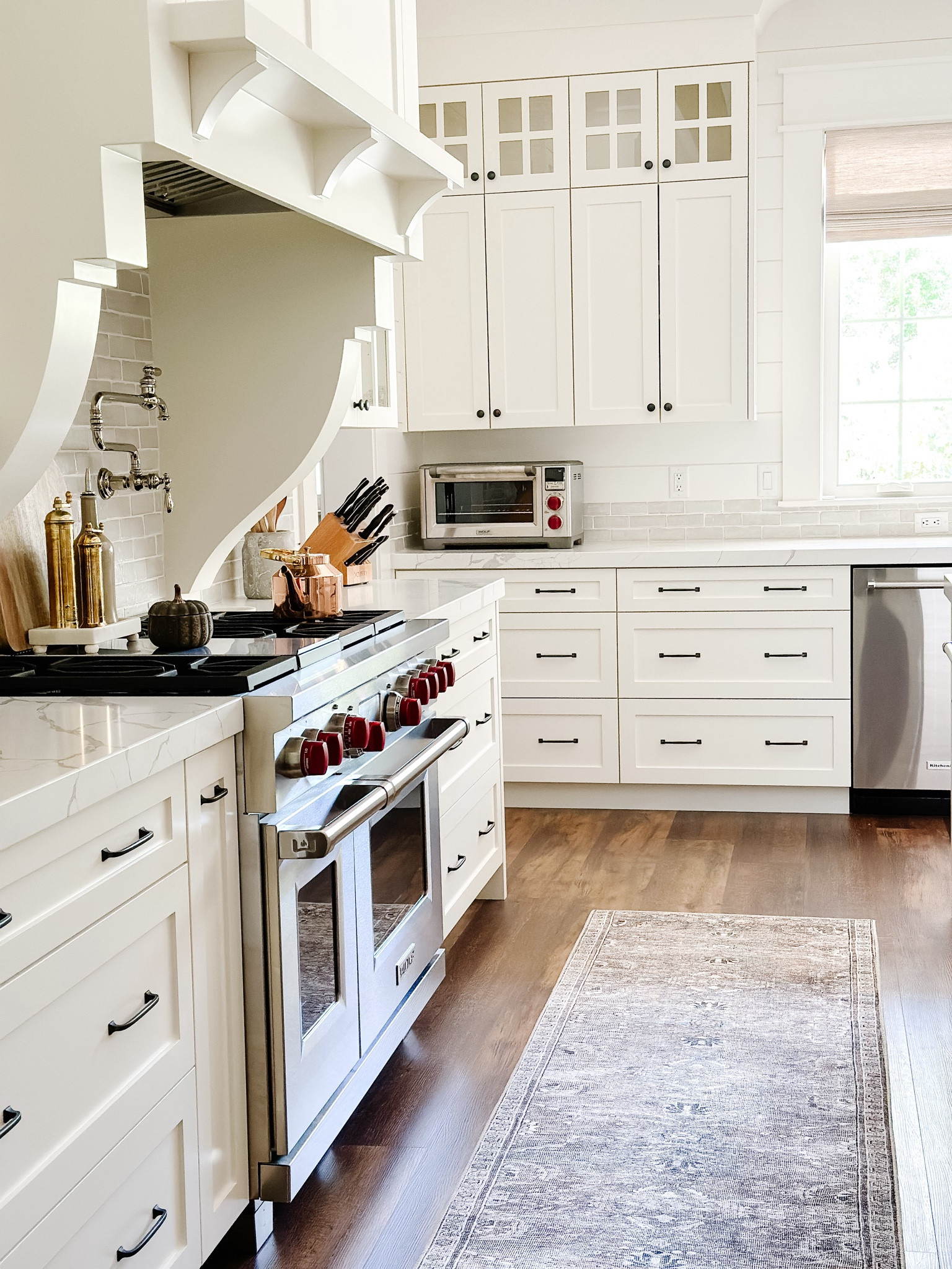 One of my favorite rug runners is currently on sale!  It’s a gorgeous blend of dark emerald green/browns.  It takes on a little different color throughout the day depending on the light.  

#LTKHome #LTKSaleAlert #LTKFindsUnder100