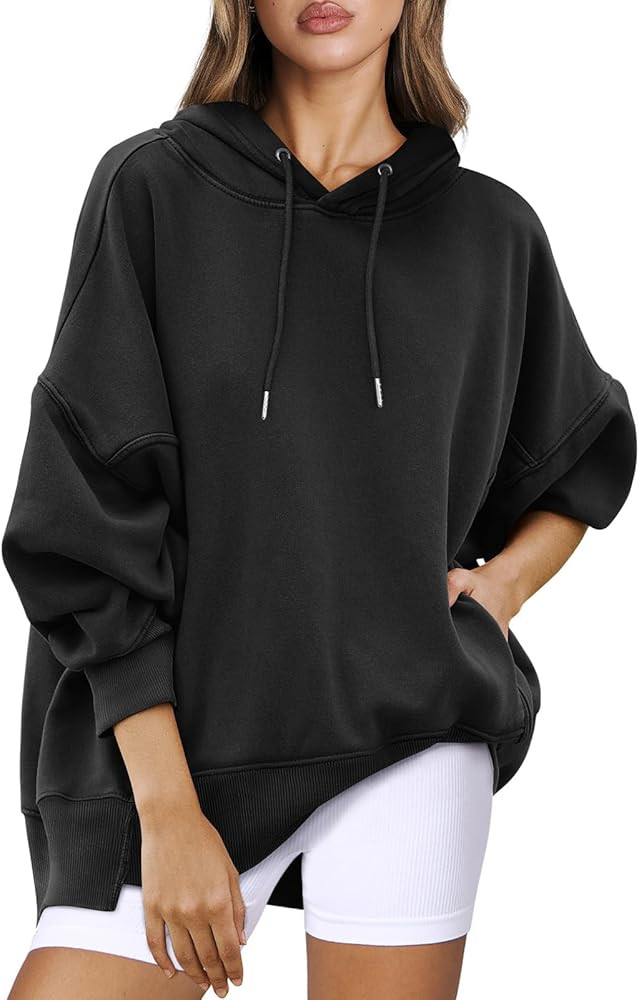 ANRABESS Womens Oversized Hoodies Sweatshirts Fleece Pullover Top 2024 Fall Trendy Outfits Teen G... | Amazon (US)