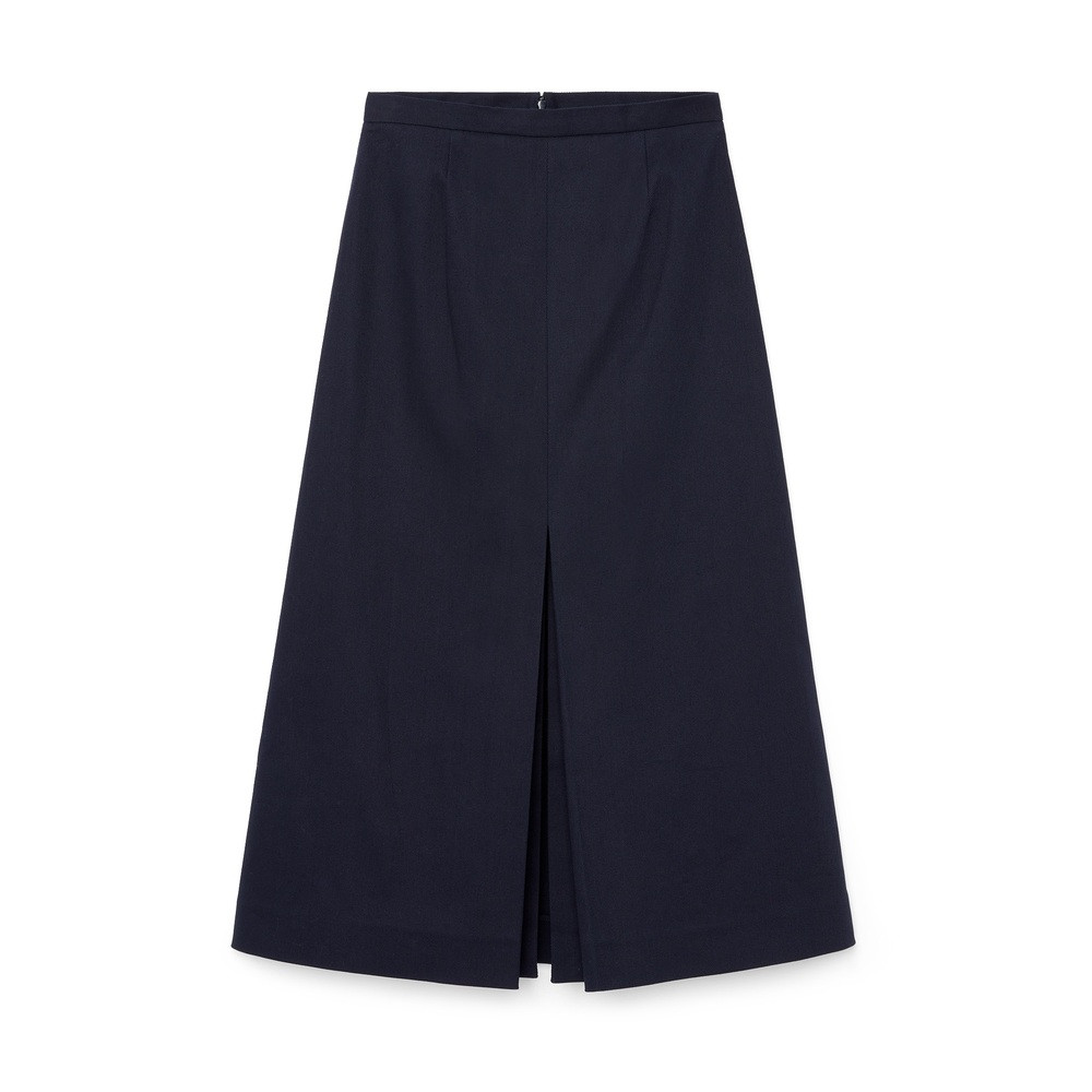 G. Label by goop Howton A-Line Pleat-Front Skirt | goop | goop
