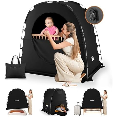 SlumberPod The Original Blackout Sleep Tent Travel Essential for Babies and Toddlers, Mini Crib a... | Amazon (US)