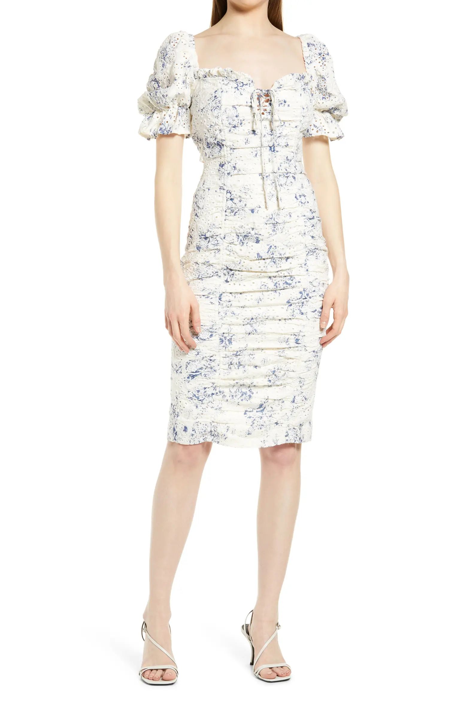 Lavish Alice Floral Print Strappy Back Dress | Nordstrom | Nordstrom