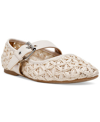 DV Dolce Vita Women's Mellie Woven Buckle Mary Jane Flats - Macy's | Macy's