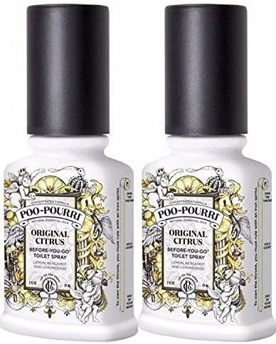 Poo-Pourri Before-You-Go Toilet Spray Bottle, Original Scent, 2 Fl Oz (Pack of 2) | Amazon (US)