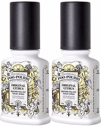 Poo-Pourri Before-You-Go Toilet Spray Bottle, Original Scent, 2 Fl Oz (Pack of 2) | Amazon (US)