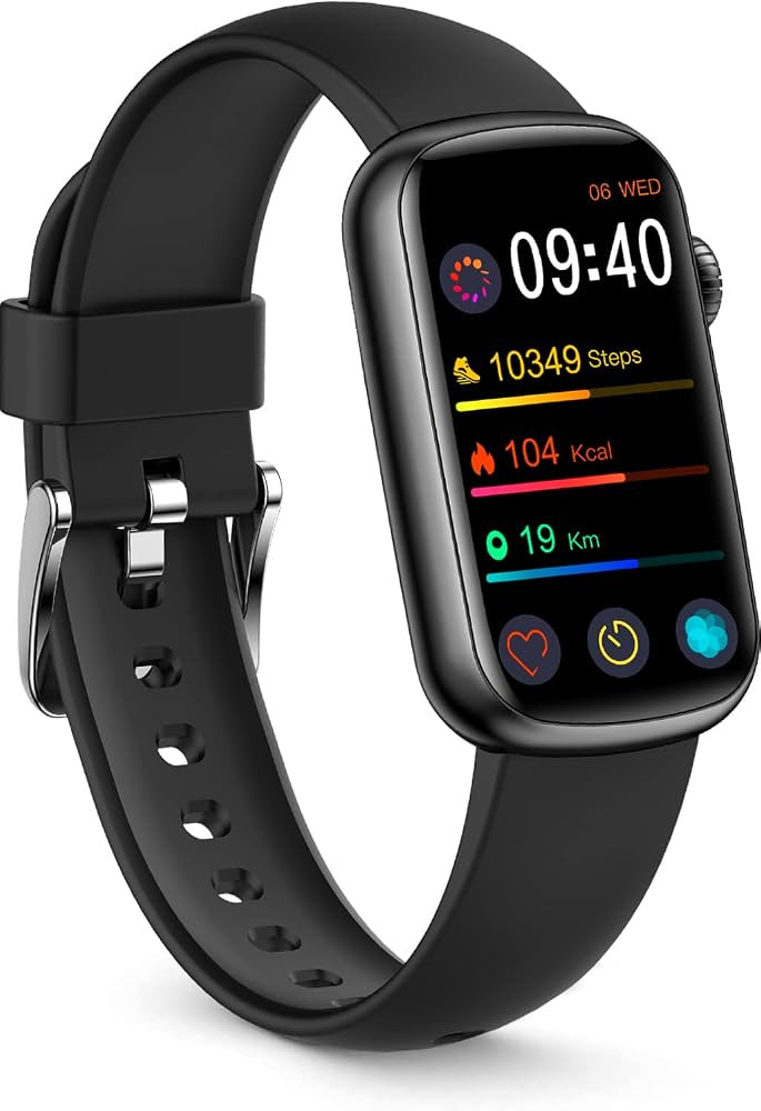 FITVII Slim Fitness Tracker with Blood Oxygen, Blood Pressure, 24/7 Heart Rate and Sleep Tracking... | Amazon (US)