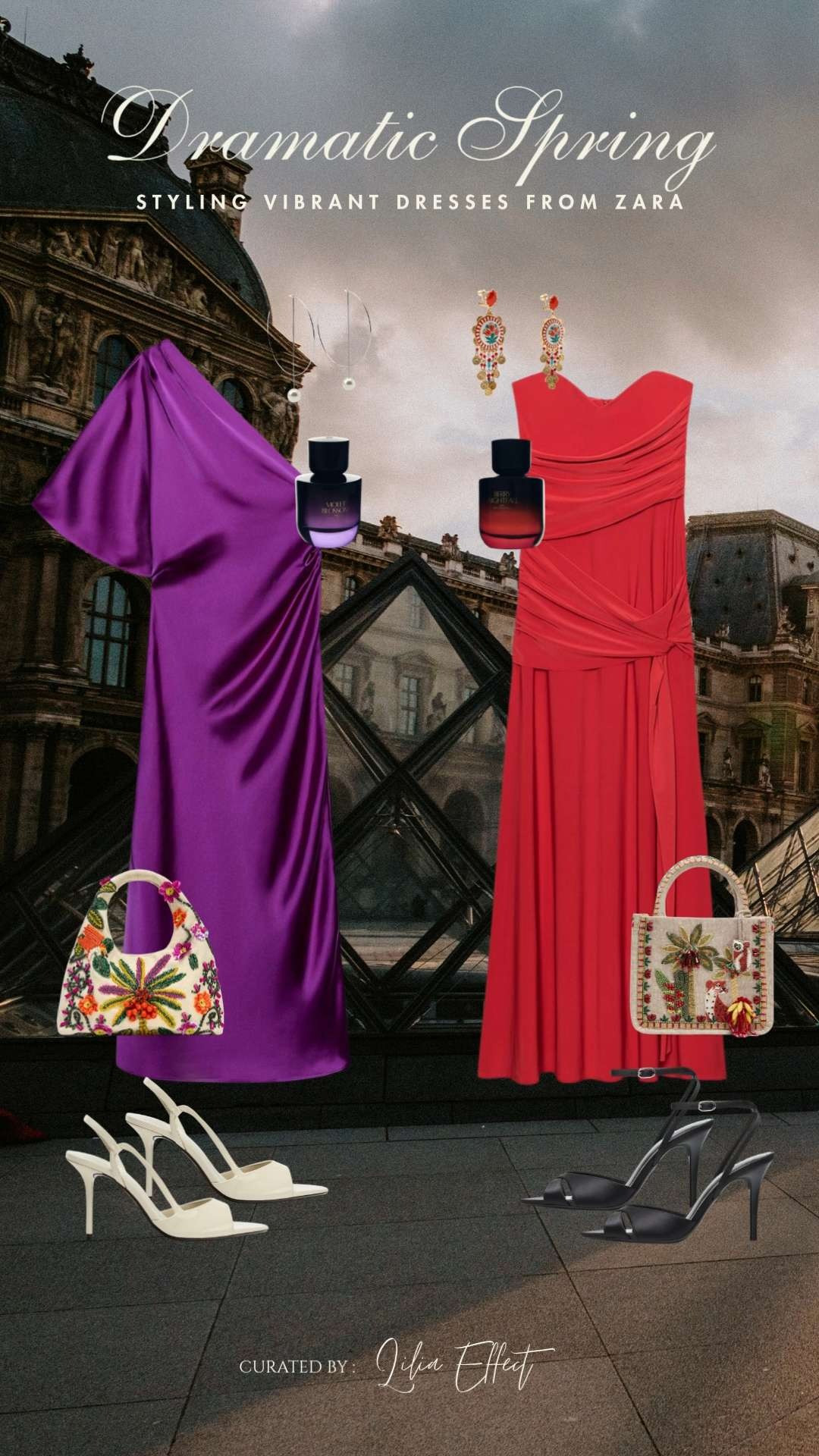 Dramatic spring — styling vibrant dresses from Zara ✨ Bold colors, flowy silhouettes, and statement pieces that turn every step into a moment. 🤍
 

 #LTKgrwm #LTKootd