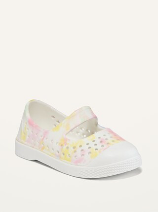 Printed Perforated Sandals for Toddler Girls | Old Navy (US)