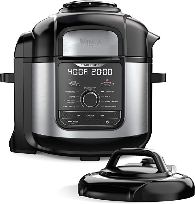 Ninja FD401 Foodi 12-in-1 Deluxe XL 8 qt. Pressure Cooker & Air Fryer that Steams, Slow Cooks, Se... | Amazon (US)