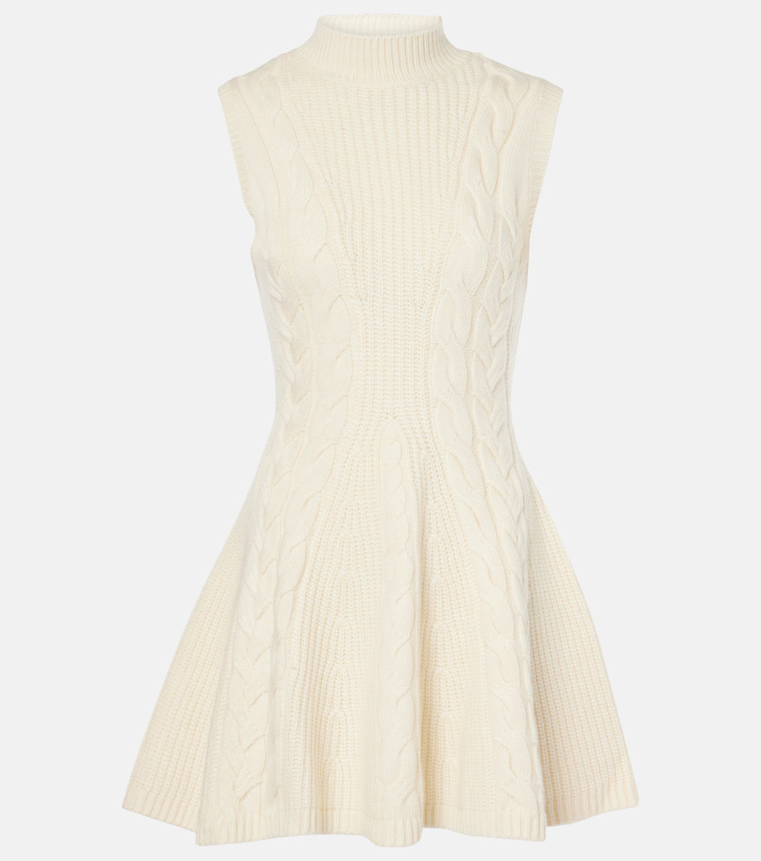 Charade cable-knit wool-blend minidress | Mytheresa (UK)