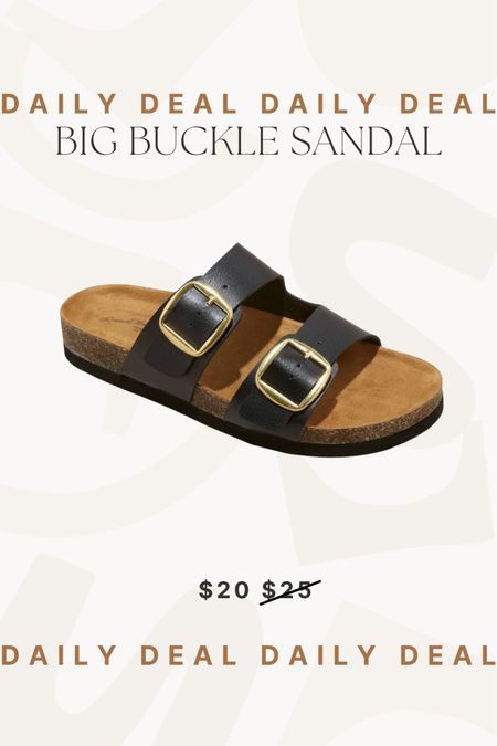 This big buckle sandal is one sale at Target! Comes in 3 color options! 

Target, shoe crush, Target style, Target fashion, summer style, Birkenstock, slip on sandals, 

#LTKshoecrush #LTKsalealert #LTKfindsunder50