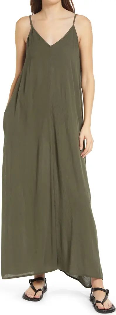 Woven Favorite Maxi Dress Dresses Olive Dress Spring Dress Resort Wear Spring Outfits | Nordstrom