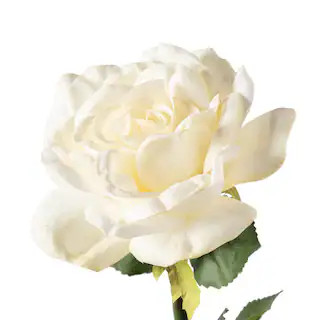 White Faux Real Rose Stem by Ashland® | Michaels Stores