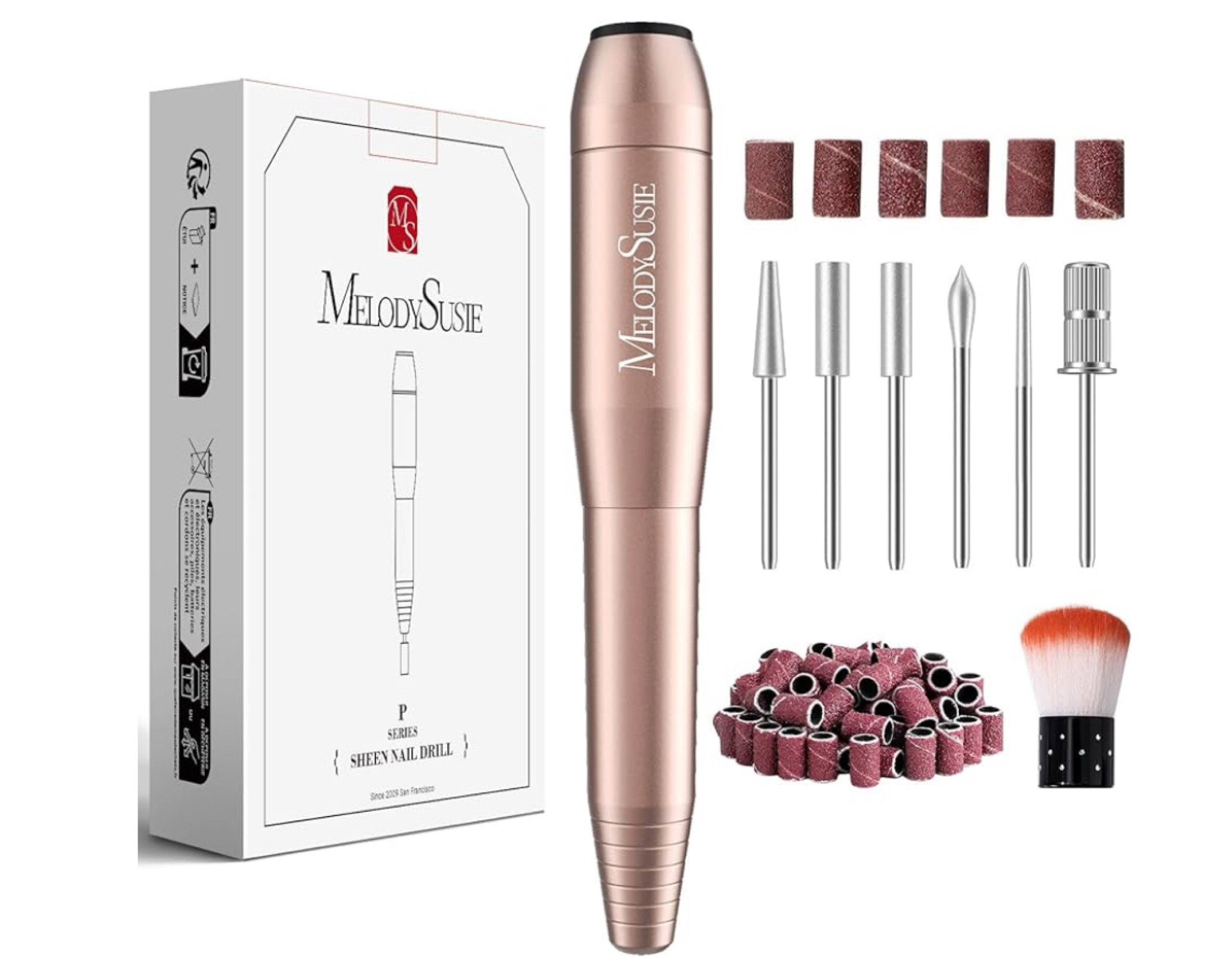 MelodySusie Electric Nail Drill Machine,PC120I Portable Electric Nail File Efile Set for Acrylic Gel Nails, Manicure Pedicure Tool with Nail Drill Bits Sanding Bands Gold

#LTKBeauty #LTKFindsUnder50 #LTKSaleAlert