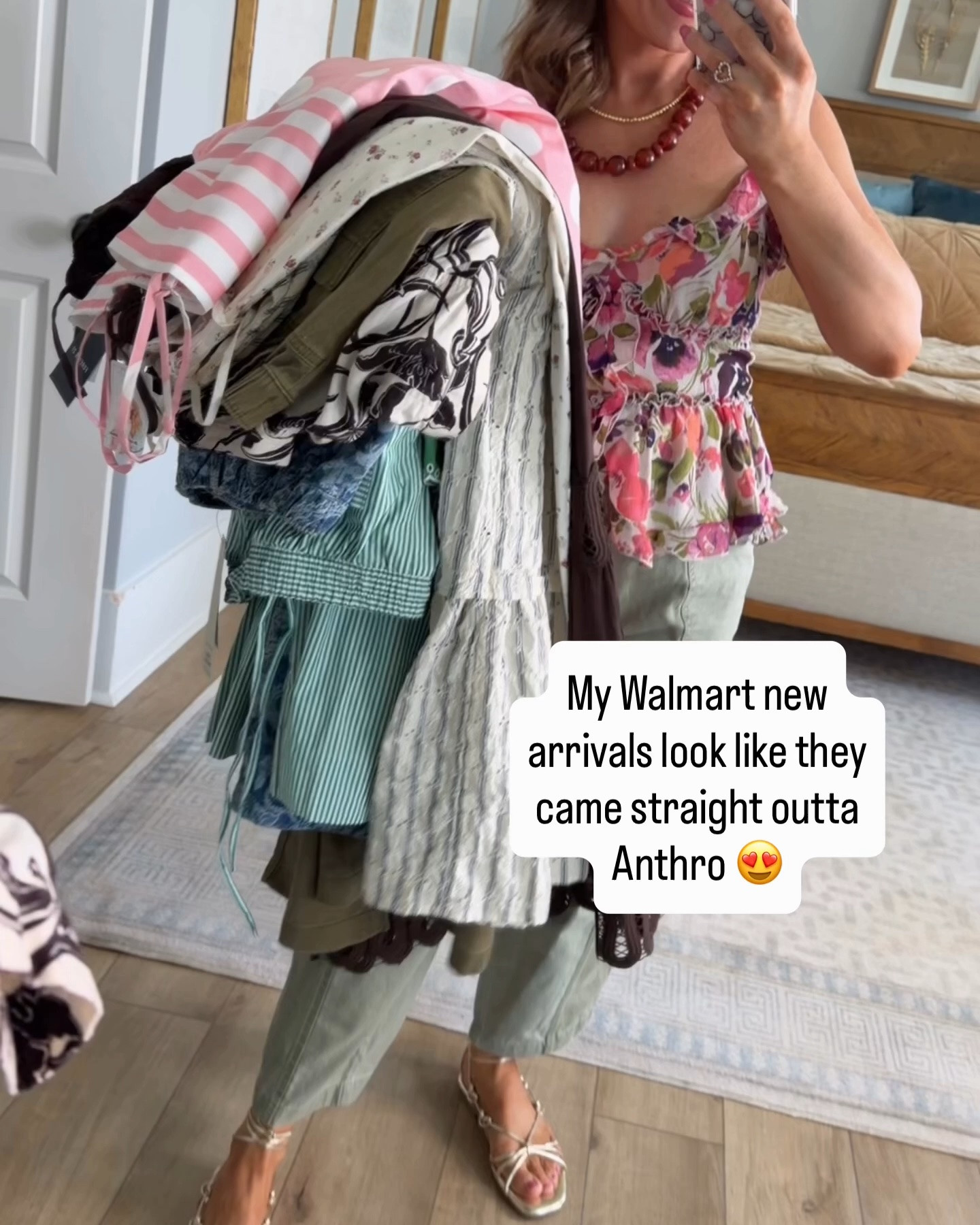 If Walmart keeps releasing pieces like these, my closet is going to have a serious problem! 🤍😆

These brand new Walmart fashion arrivals are giving effortless higher end style without the higher end prices. From flowy floral tops and romantic dresses to crisp white denim, wide leg jeans, utility pants, elevated basics, and the prettiest gold sandals, every piece looks so much more expensive than it is.

I’m especially loving all the rich earthy tones, feminine florals, classic polka dots, lightweight fabrics, and easy-to-style separates that transition perfectly from summer into early fall. Whether you’re headed to brunch, church, work, date night, vacation, or just want everyday outfits that feel put together, these new arrivals have so many versatile options.

Affordable fashion is my favorite kind of fashion, and this collection proves you don’t have to spend a fortune to look polished and on trend. Which outfit would you add to your cart first? ✨

#walmart #walmartfashion #walmartfinds #walmartstyle #walmartnewarrivals #newwalmartfinds #affordablefashion #fallfashion #transitionalstyle #boutiquestyle #lookforless #ootdinspiration #outfitideas #womensfashion #everydaystyle #casualchic #falloutfits #widelegjeans #whitedenim #floraltops #polkadotdress #utilitypants #fashionfinds #budgetfriendlyfashion #momstyle #styleinspo #fashionover30 #affordablestyle #fashionreels #everydayoutfits