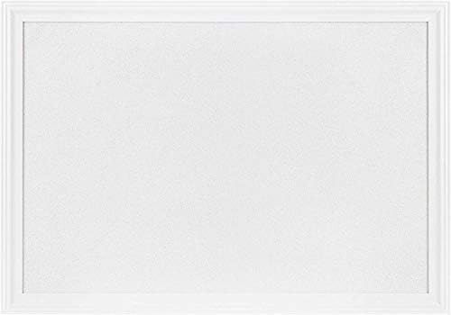 White Cork Board with White Wood Frame, 23" x 17" | Bulletin Board | Pin Board | Memo Board | Cor... | Amazon (US)