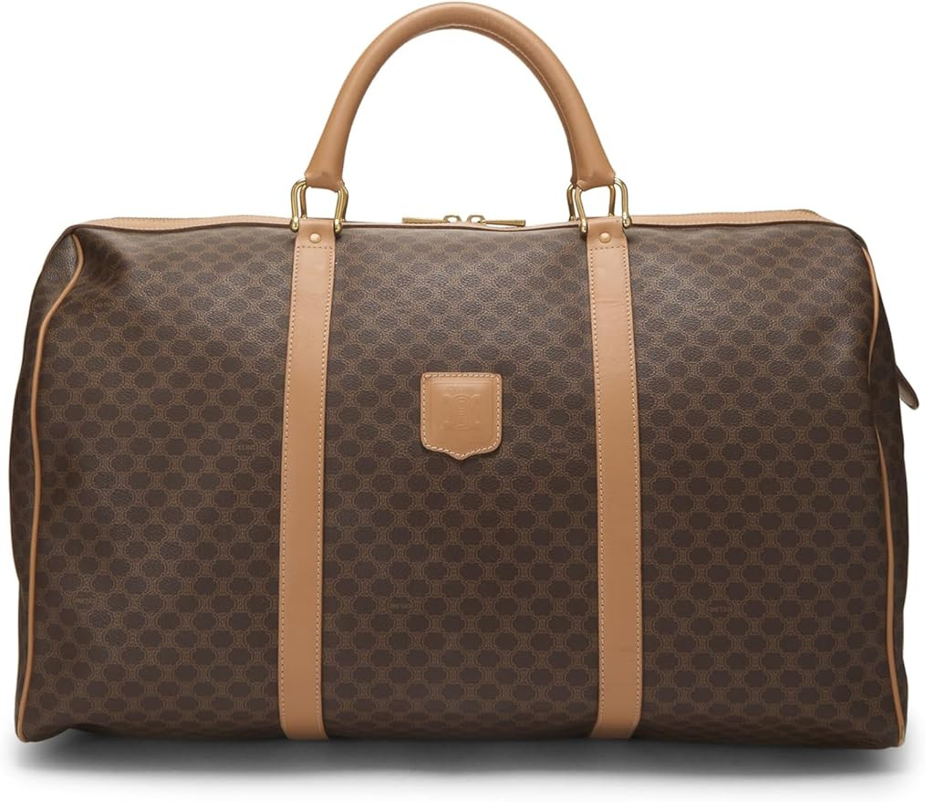 Amazon.com: Céline, Pre-Loved Brown Coated Canvas Macadam Luggage, Brown : Luxury Stores | Amazon (US)