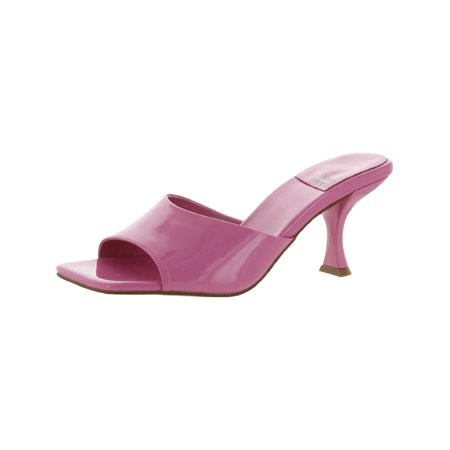 Jeffrey Campbell Womens Mr Big Leather Slides Heel Sandals Pink 9 Medium (B M) | Walmart (US)
