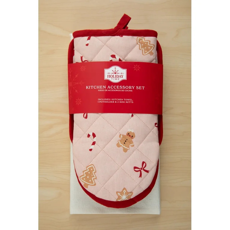 Holiday Time, 4 Piece Kitchen Set Ginger Theme | Walmart (US)