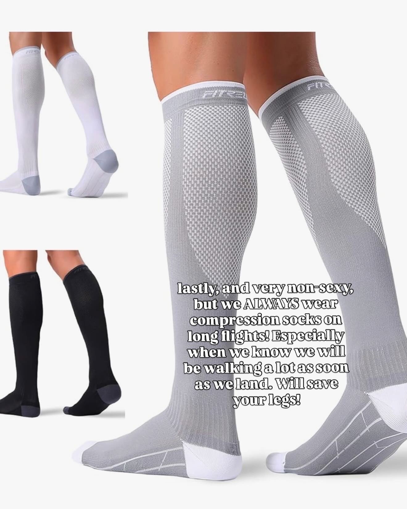 If I even have a long flight or car ride, I wear compression socks!! They help with circulation and blood flow!

#LTKgrwm #LTKmomlife #LTKTravel