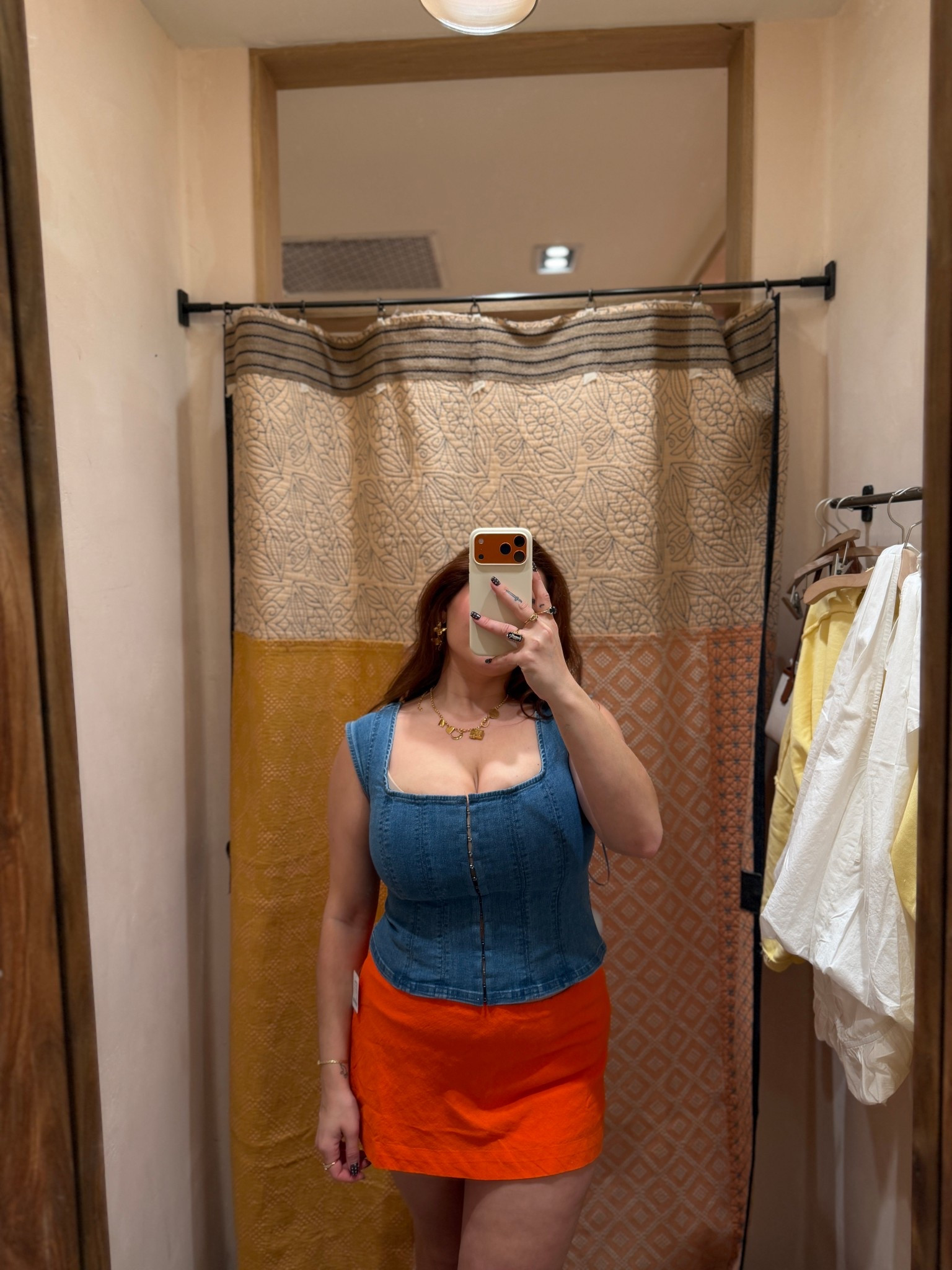 Denim corset top, mini skort mid rise free people

#LTKMidsize #LTKgrwm #LTKFestival