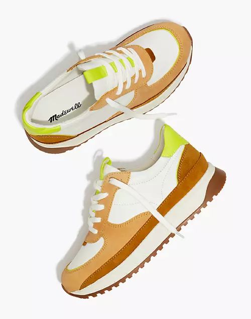 Kickoff Trainer Sneakers in Leather and Suede | Madewell