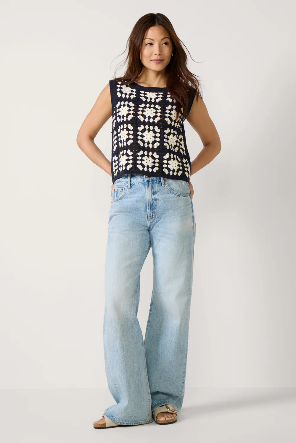 Charlotte Crochet Tank | Evereve