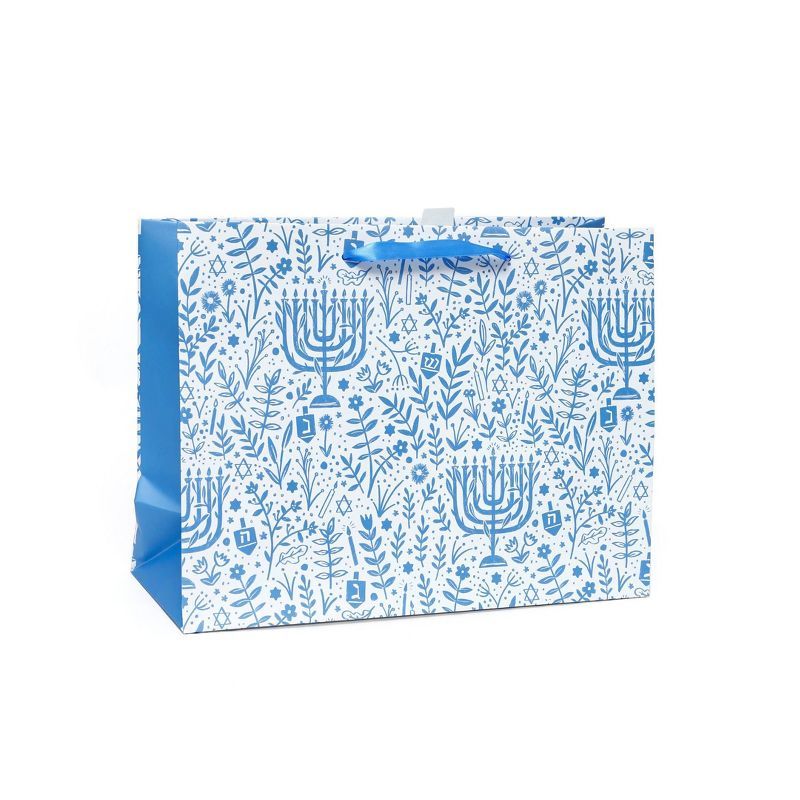 Menorah Print Hanukkah Gift Bag - Spritz™ | Target