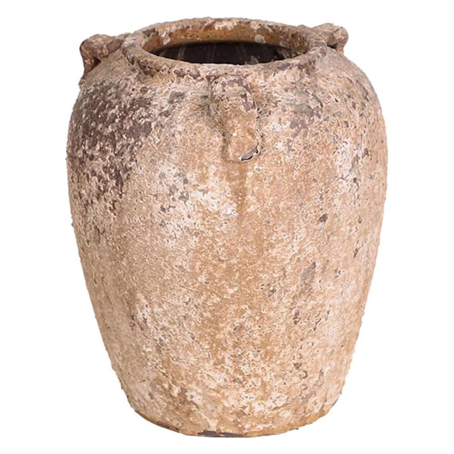 Jarron Rustic Ceramic Vase for Pampas Grass Three-Eared Pottery Tabletop Handmade Vase for Dried ... | Amazon (US)