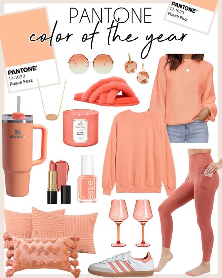 Peach Fizz is the Pantone color of the year this year! Here’s some pretty peach style finds to ring in the new color with! 

#pantonecoloroftheyear

Peach sweater. Peach sweatshirt. Peach leggings. Peach wine glasses. Peach Stanley tumbler. Peach UGG slippers. Peach throw pillow. Coral nail polish. Peach lipstick. Coral slippers. Coral Stanley tumbler. Peach gemstone drop earrings. Pretty peach style. Amazon fashion finds  

#liketkit #LTKfindsunder100 #LTKstyletip #LTKSeasonal


#LTKfitness #LTKfindsunder50 #LTKMostLoved