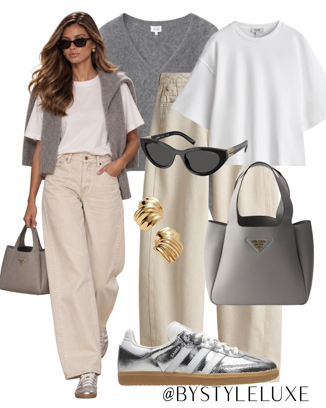 GREY - Perfect layering outfit with a staple grey jumper and these silver @adidas trainers elevate the whole look

#trainers #jeans #autumnoutfit

#LTKautumn #LTKjeans #LTKshoes
