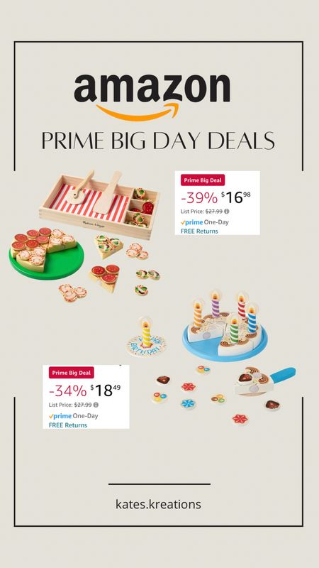 Amazon prime day deals // Melissa and Doug toys on sale! // toddler toys // perfect for a birthday or Christmas gift 

#LTKkids #LTKxPrime #LTKsalealert