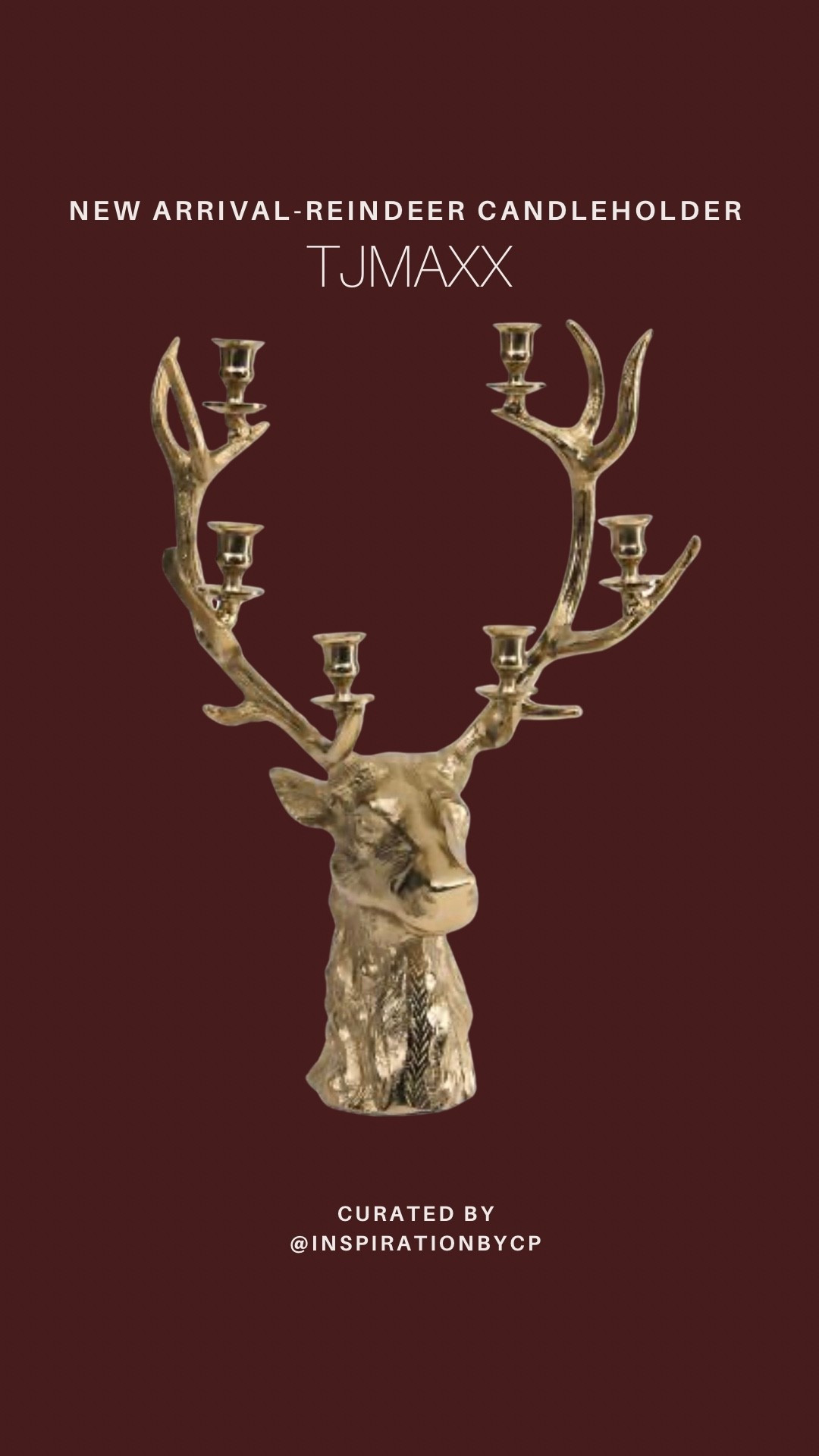 Large Reindeer Head Candleholder
#christmasfinds #tjmaxxfind #designerinspired #reindeer #holidaycandleholder

#LTKSaleAlert #LTKSeasonal #LTKHome