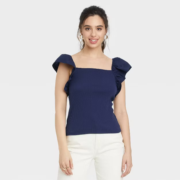 Women's Ruffle Top - A New Day™ | Target