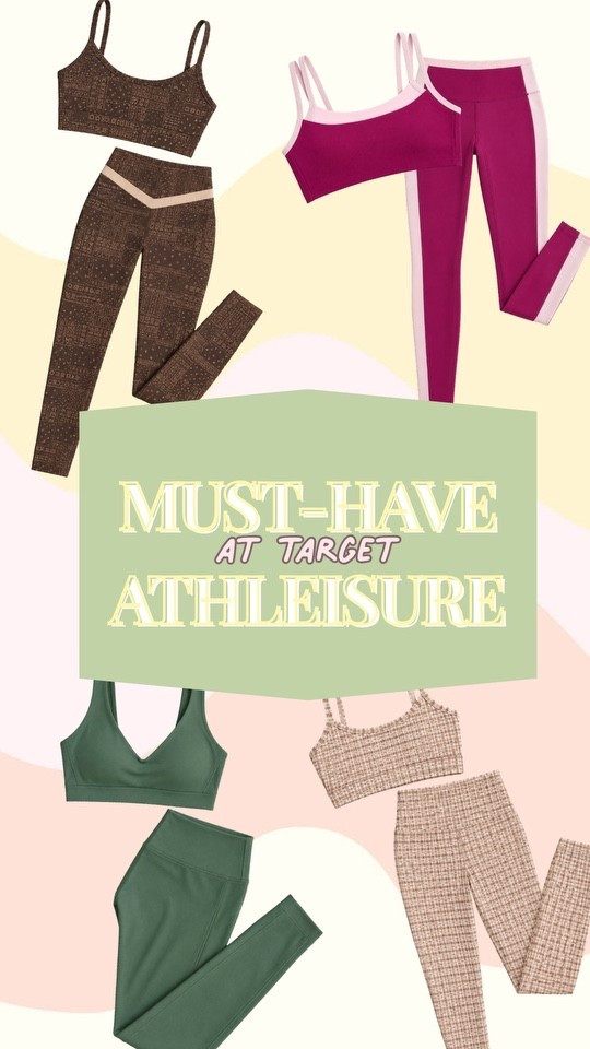 Target athleisure must-haves for staying cute and comfortable. These matching sets come in such pretty colors and prints, making them great for workouts or everyday plans.

#LTKSeasonal #LTKootd #LTKdayinmylife
